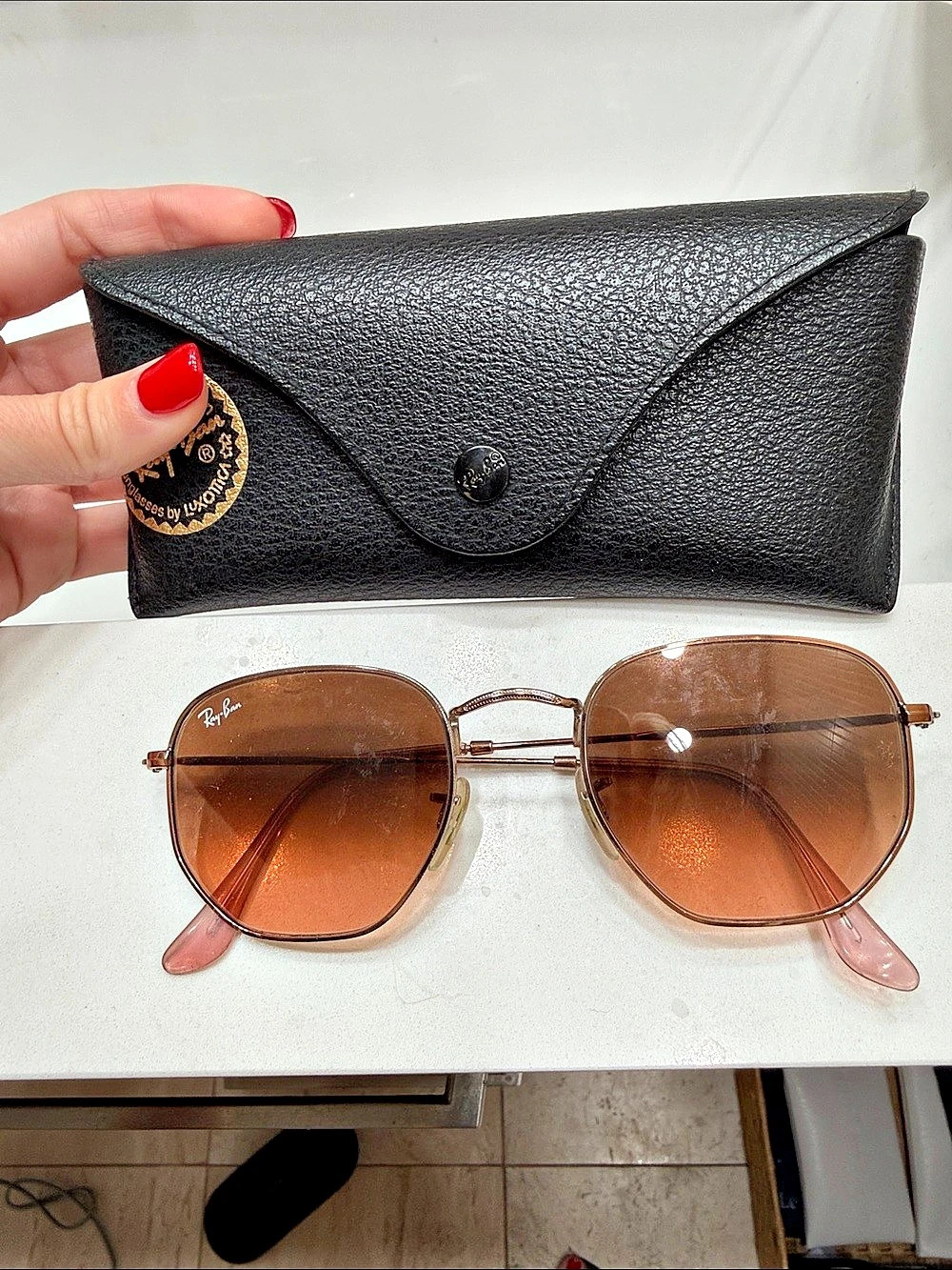 Ray-Ban Hexagonal Flat Lenses RB3548N Sunglasses